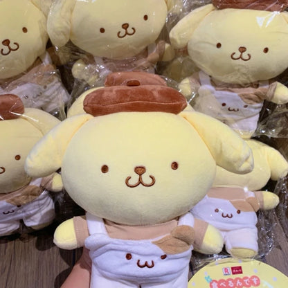 Kawaii Pompompurin Bestie Overalls Plush 25cm