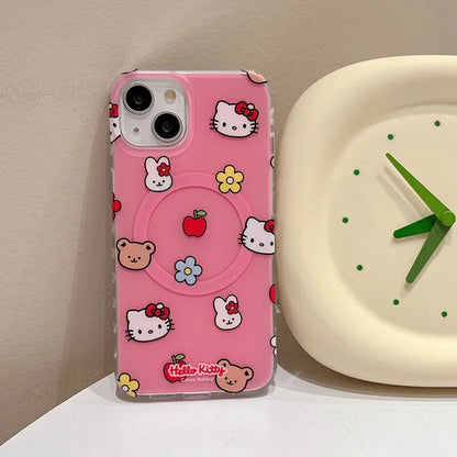 Kawaii Sanrio Hello Kitty MagSafe Phone Case