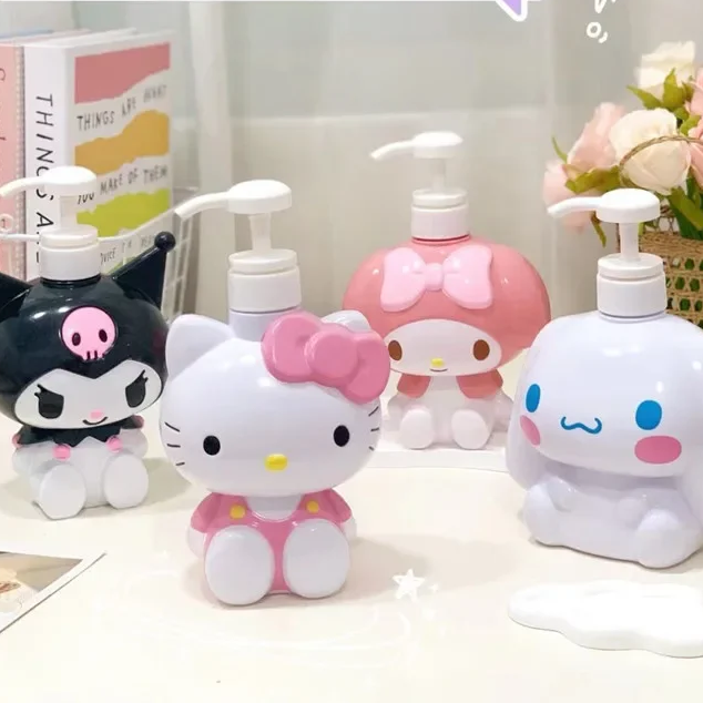 Kawaii Sanrio Hello Kitty, My Melody, Kuromi, Cinnamoroll Soap Dispenser