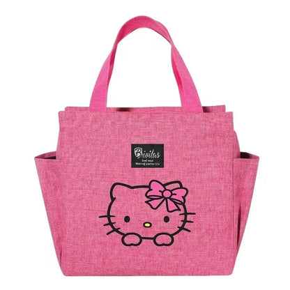 Kawaii Sanrio Hello Kitty Portable Food & Drink Pouch in Pink