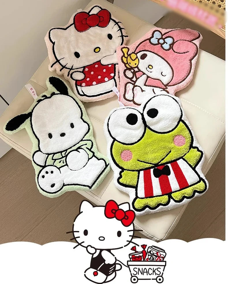 Kawaii Sanrio Microfiber Hand Towel | Fast Dry & High Absorbency