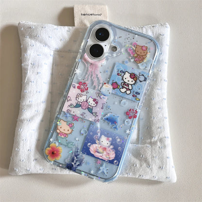 Kawaii by the Sea – Hello Kitty Beach Case with Shell & Strap