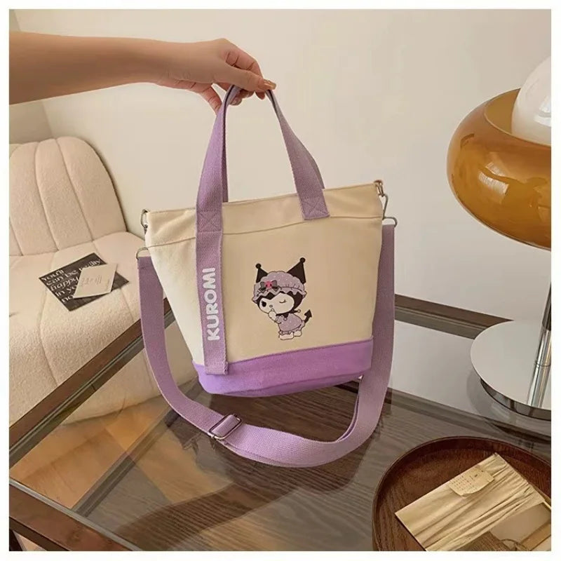 Kuromi Bucket Tote – Adorable Sanrio Shoulder Bag