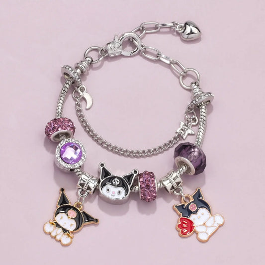 Kuromi Charm Bracelet – Cute & Comfortable