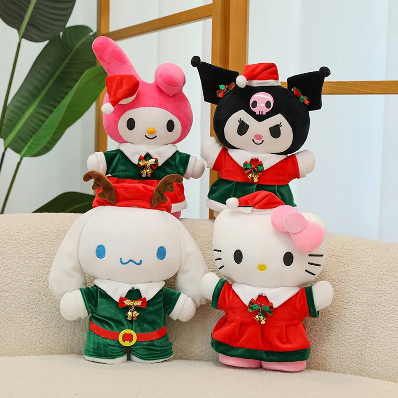 Kuromi Christmas Plush Toy – Adorable 35cm Holiday Edition