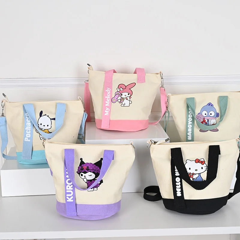 Kuromi Classic Bucket Bag – Charming Sanrio Style Bag