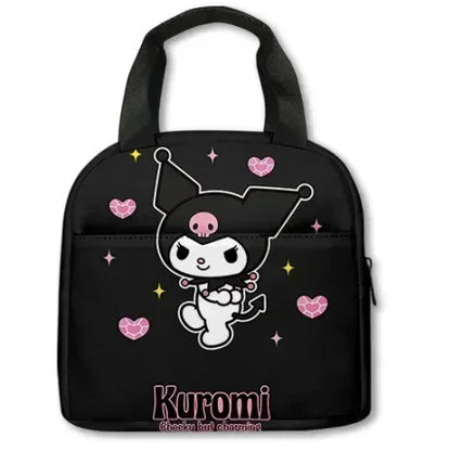 Kuromi Insulated School Lunch Bag