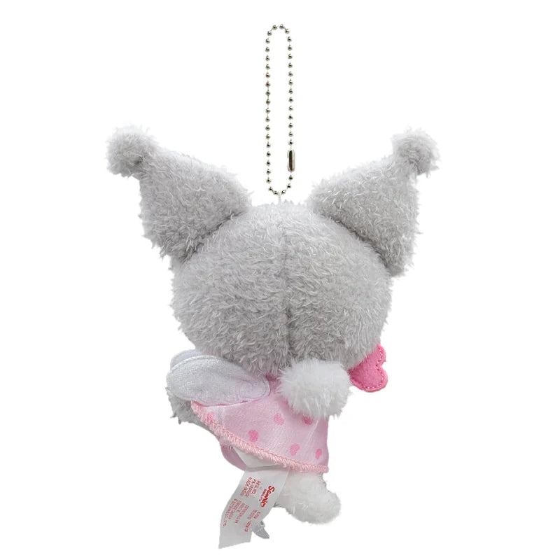 Kuromi Keyring – Adorable Angel Wings and Heart Design