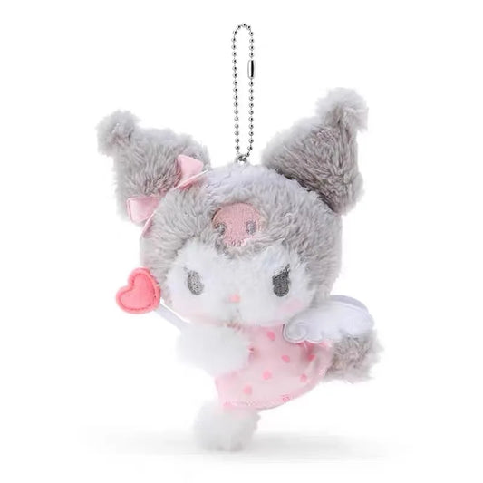 Kuromi Keyring – Charming Angel Wings and Heart Design