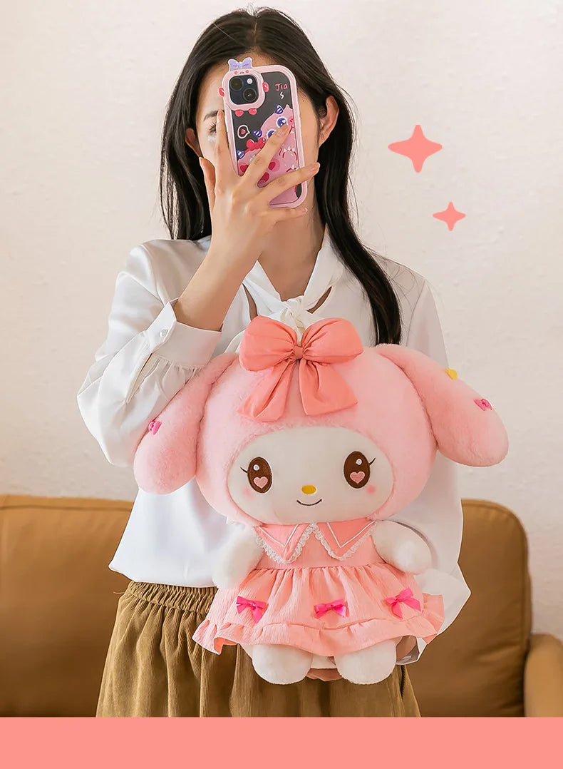 Magical Melody Princess Plush: Cozy & Cute in Pink or Purple
