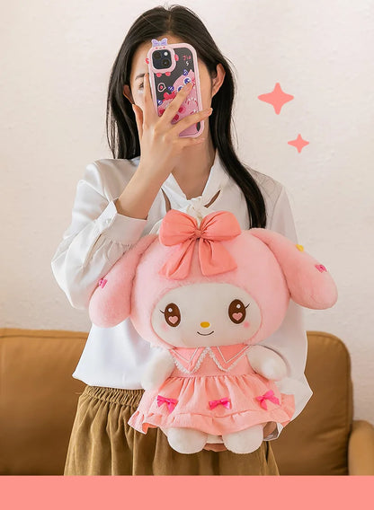 Magical Melody Princess Plush: Cozy & Cute in Pink or Purple