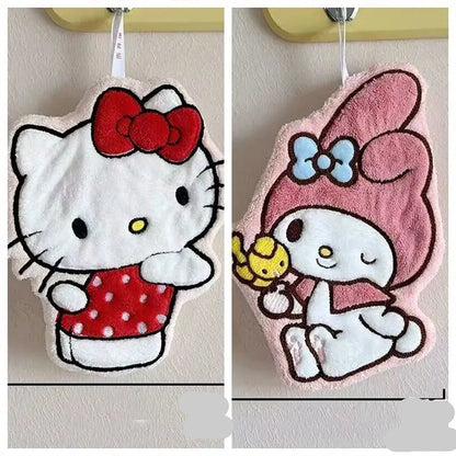 Melody & Hello Kitty hand towel 
