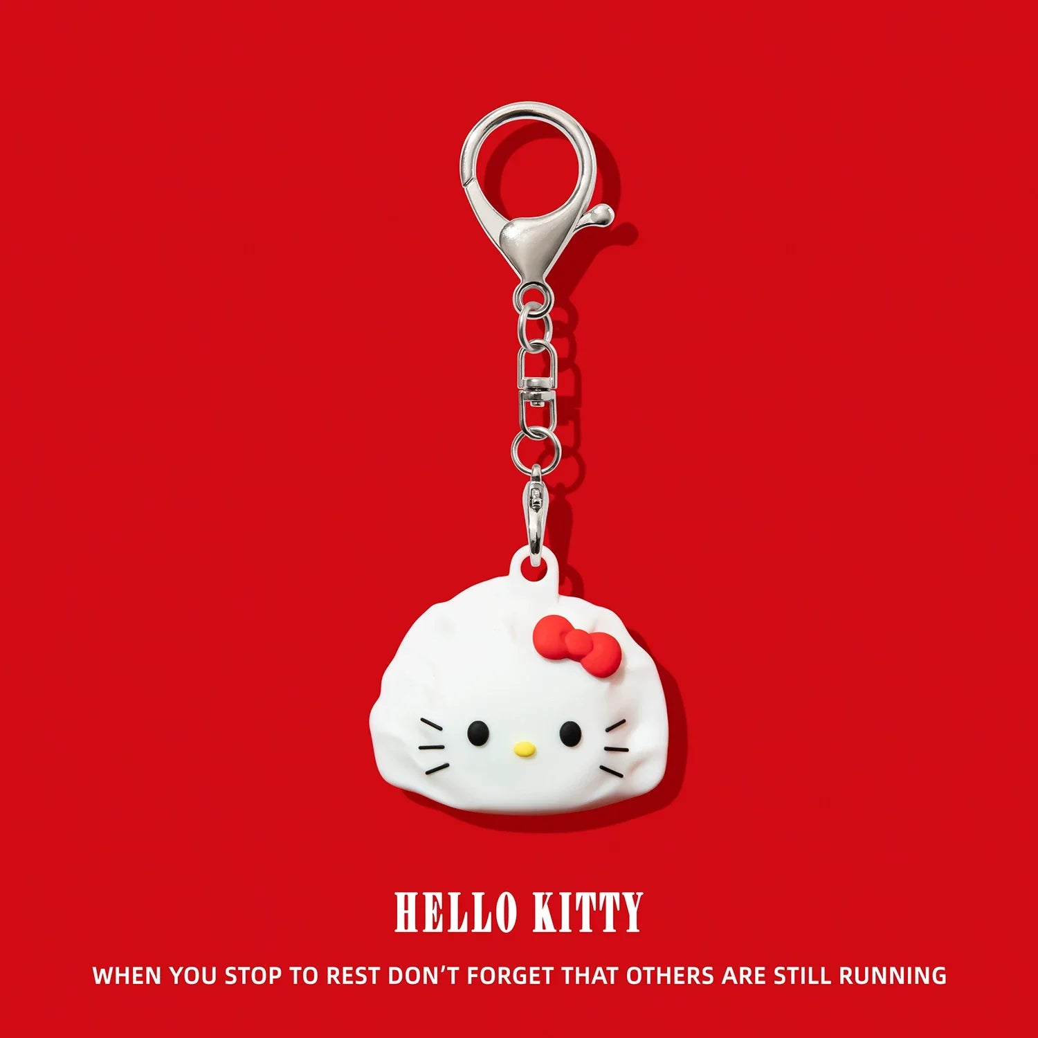Mini Hello Kitty AirTag Cover – Cute Silicone Key Ring Case