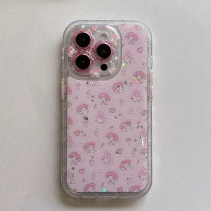 My Melody 3D Heart Pink Phone Case – Perfect Gift for Sanrio Fans