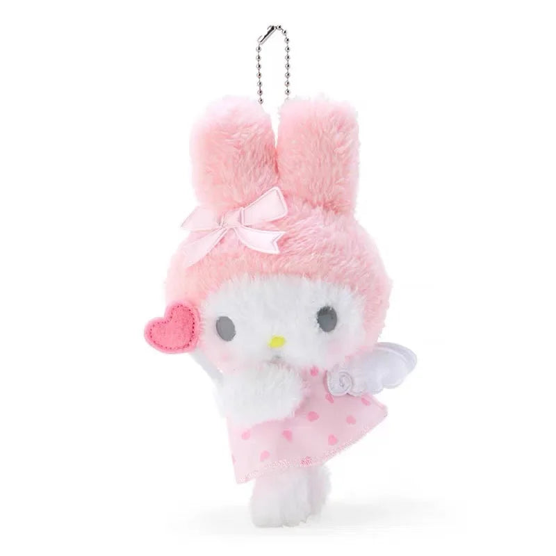 My Melody Angel Series Bag Pendant – Adorable Plush Doll with Girly Heart