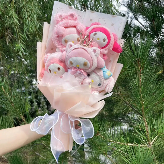 My Melody Plush Bouquet with Five Adorable Looks Melody