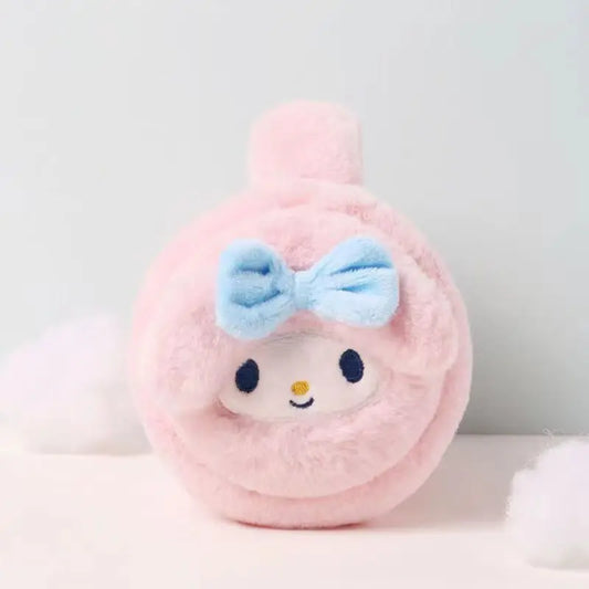My Melody Plush Ear Heating Muffs – Sweet Winter Accessory for Kids