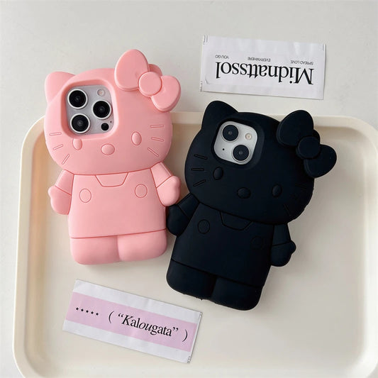 New 3D Sanrio Hello Kitty Soft Silicone Phone Case