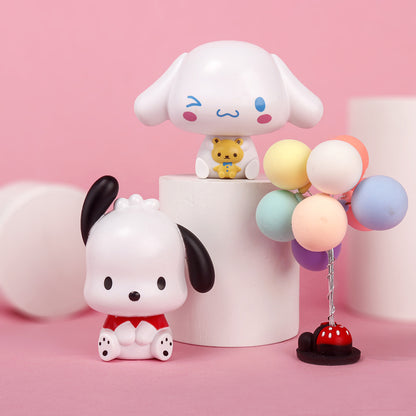 Kawaii Sanrio Figures Toy | Pochacco, Kuromi, Cinnamoroll, Strawberry Bear, Badtz-Maru