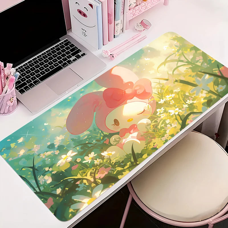Perfect Gift: My Melody Mousepad Table Mat for Cute Desk Setups