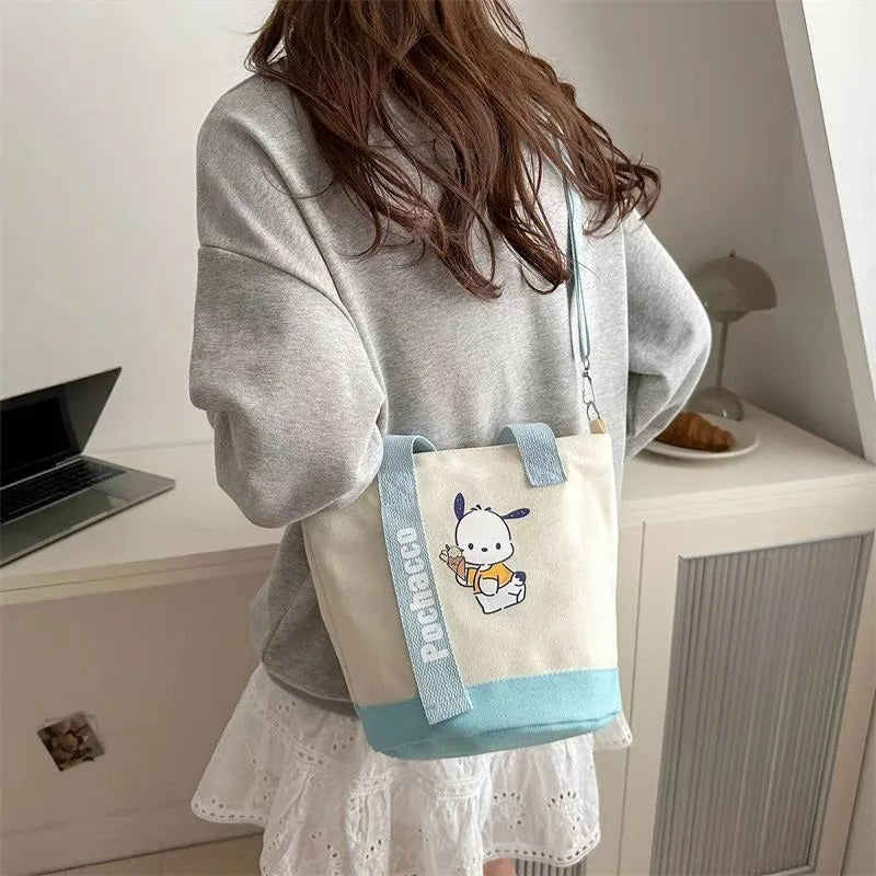 Pochacco Bucket Tote – Adorable Sanrio Shoulder Bag