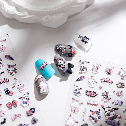 Pochacco DIY Nail stickers DIY Nail art