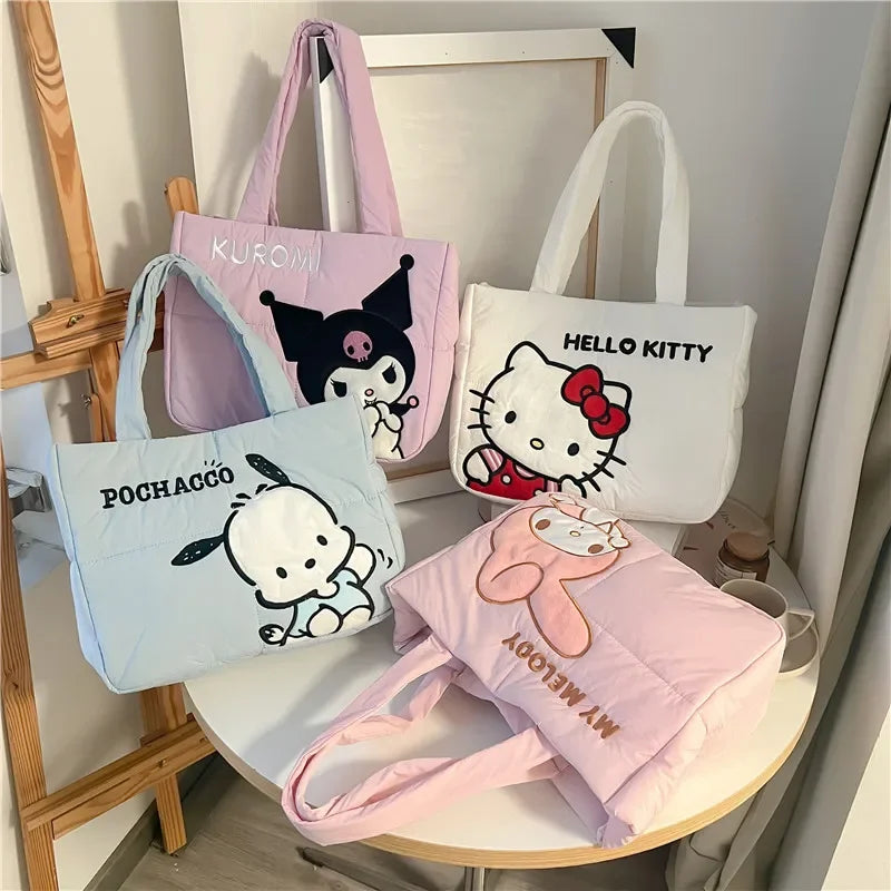 Pochacco Tote Handbag | Sanrio Large Capacity Shoulder Bag