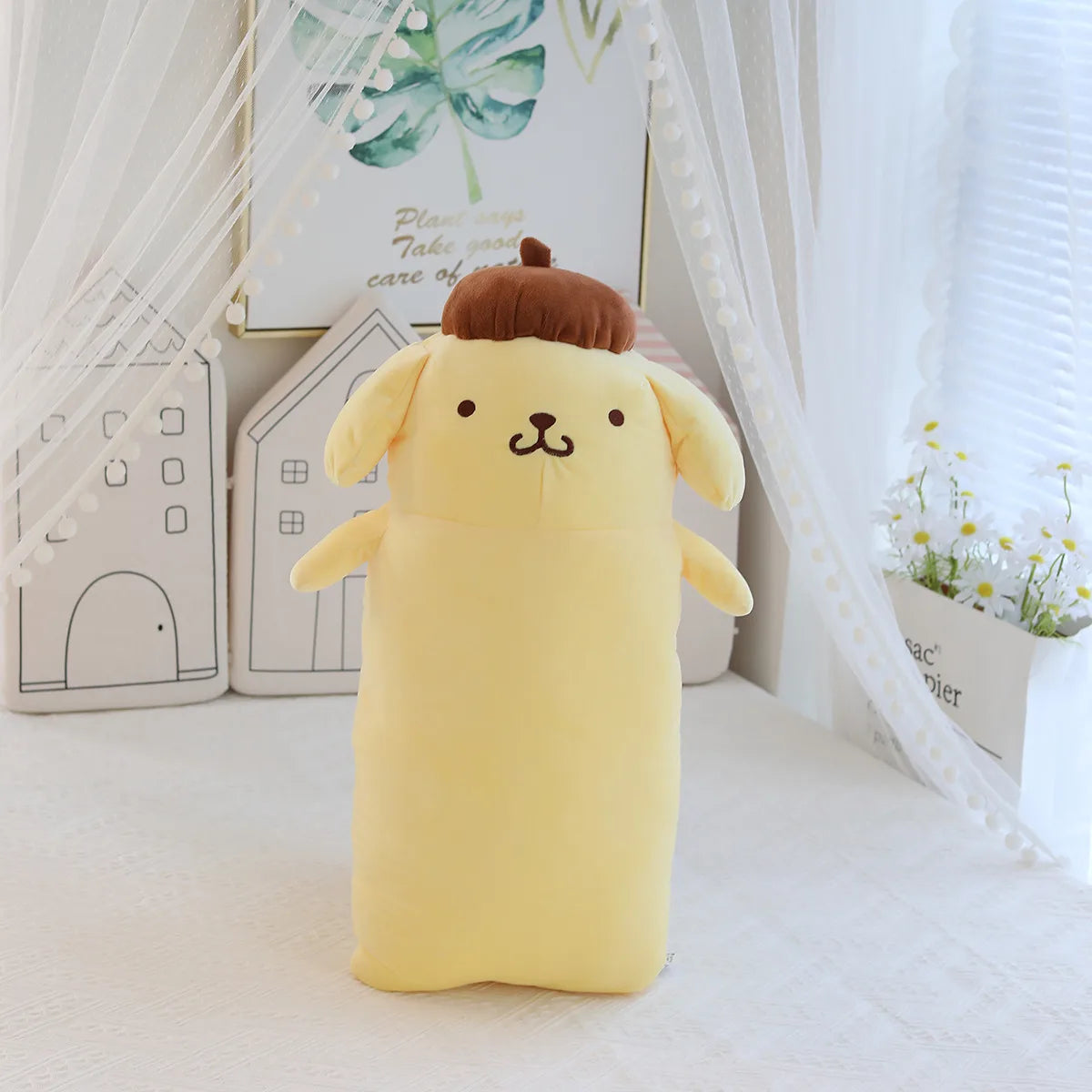 Pompompurin Hug Me Plush – Available in Two Sizes!