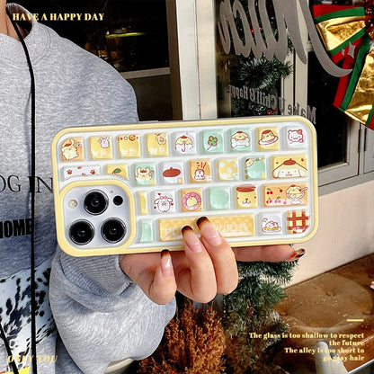 Pompompurin Plush Keypad Magic – 3D iPhone Cover
