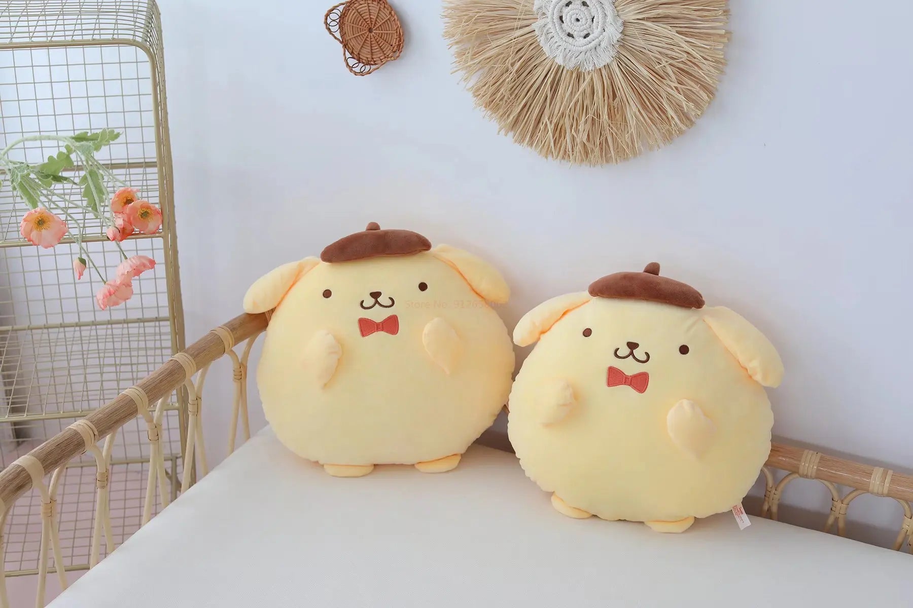 Pompompurin Plush Toy Pillow – Soft & Cuddly Sanrio Cushion