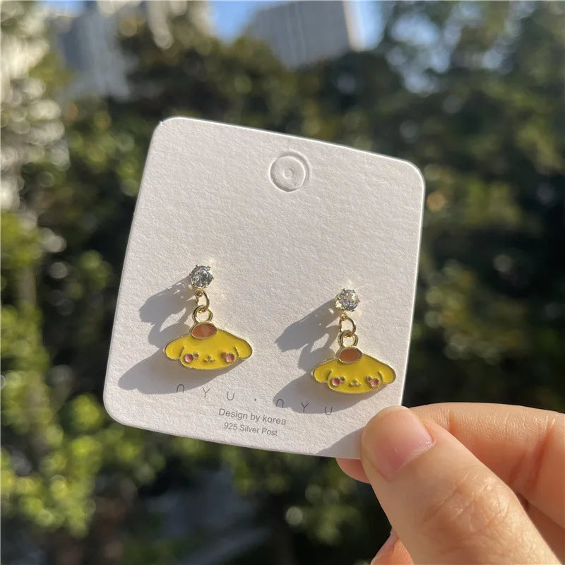 Pompompurin Stud Earrings | Adorable Sanrio Jewelry