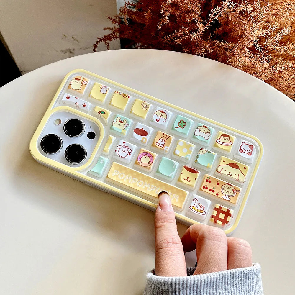 Pompompurin’s Cozy Keys – Cute 3D iPhone Cover
