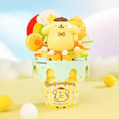 Pompompurin’s Orange Dream Ice Cream Block Set