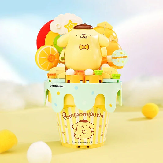 Pompompurin’s Orange Dream Ice Cream Block Set