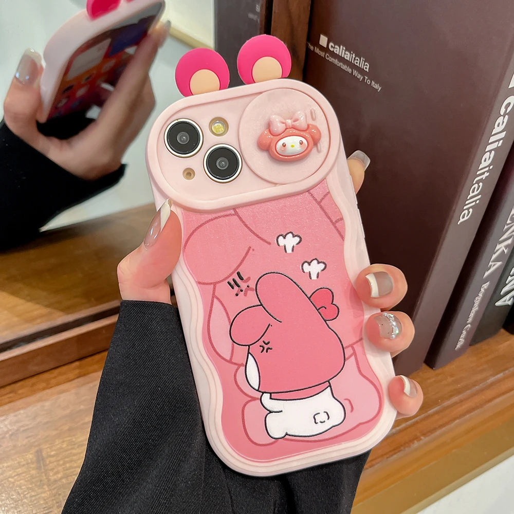 Protect Your Camera in Kawaii Style | Melody 3D Ears Sliding Camera Case