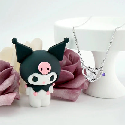 Sanrio Kuromi Necklace with cute pendant