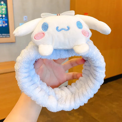 Sanrio Cinnamoroll Face Wash Makeup Hairband 