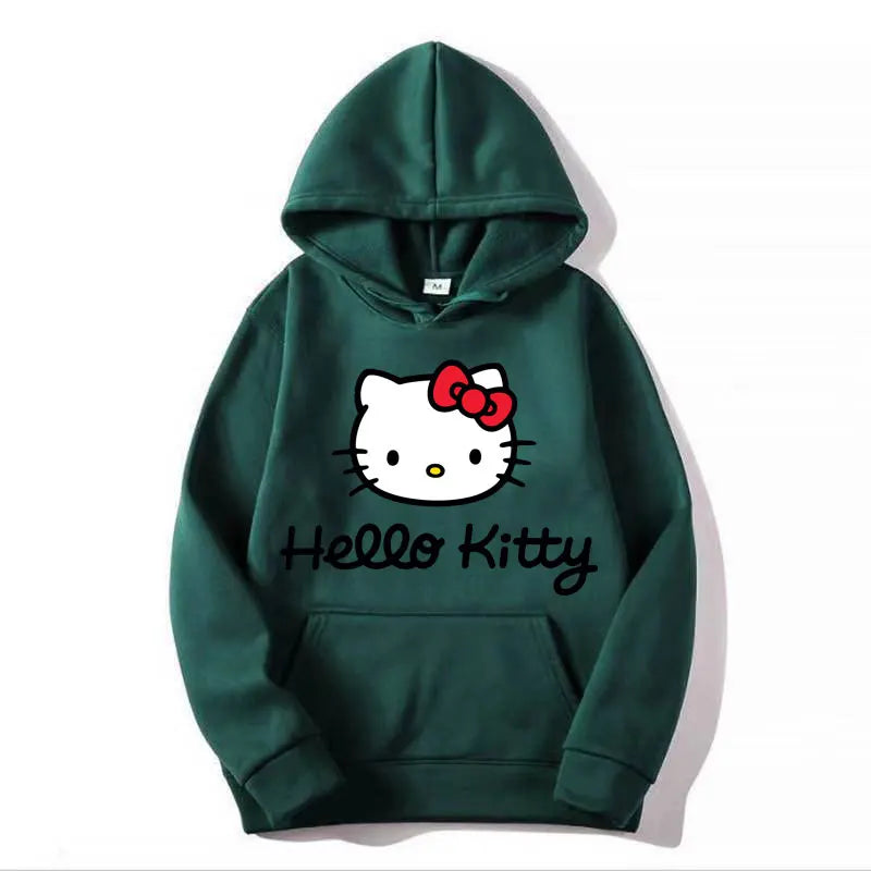 Sanrio Hello Kitty Green Sweatshirt & Hoodie