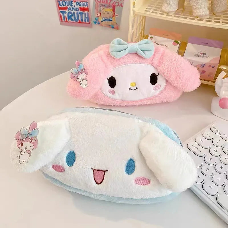 Sanrio Pencil Pouch | Large Capacity Pen Case | Hello Kitty, My Melody, Kuromi, Cinnamoroll