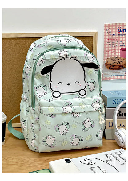 Large Capacity Pochacco Canvas Backpack