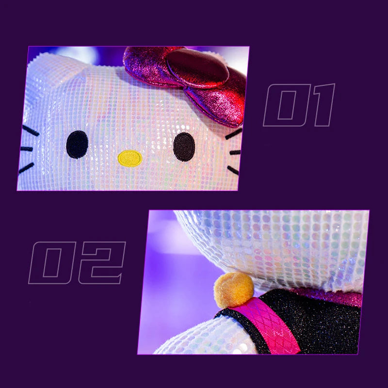 Sanrio Hello Kitty Cyberpunk Stuffed Toy Animal Sanrio High-End Cyberpunk Series Plushies