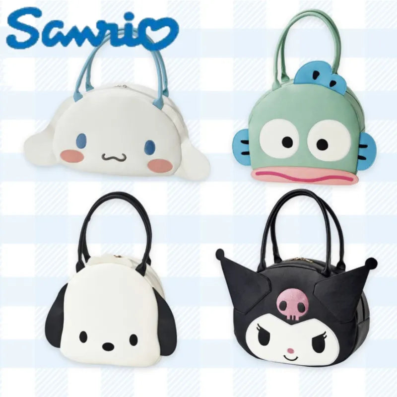 Sanrio Pochacco Leather Handbag | Kawaii Leather Handbag Magic for Every Girl!