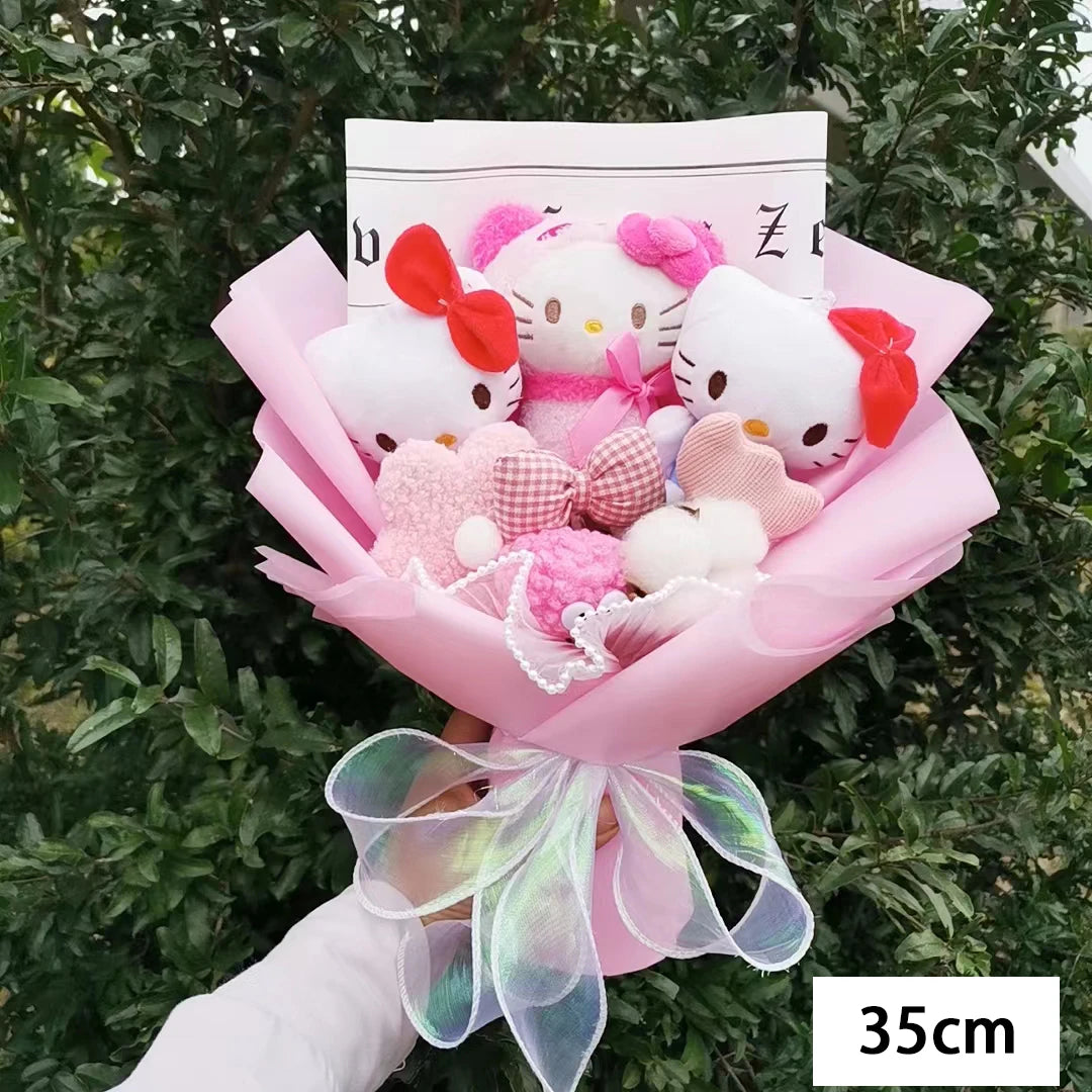 Sanrio Hello Kitty Rose Soap Flowers Plush Bouquet