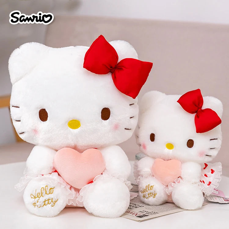 Cupid Heart Hello Kitty Plush Toys by Sanrio | Sizes: 20cm or 30cm