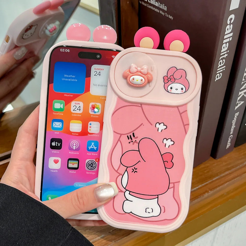 Sanrio My Melody 3D Ears Camera Cover Case