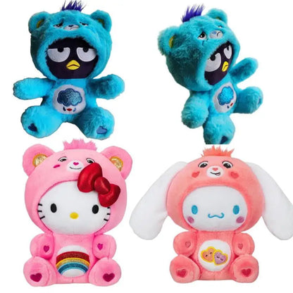 Cinnamoroll Care Bear Plush Dressed As Love-a-Lot Bear 9