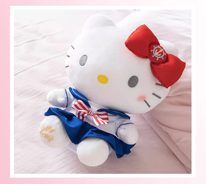 Sanrio Hello Kitty Plush Toys in Sailor Uniforms 