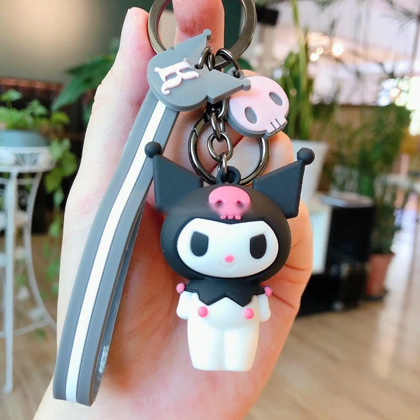 Kawaii Sanrio Kuromi Keychain | Perfect for School Bags