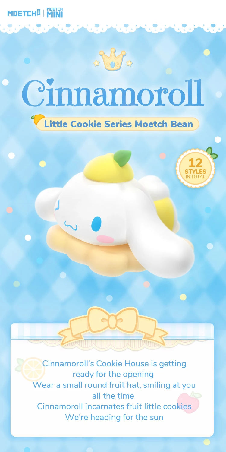 Sanrio Cinnamoroll Moetch Mini Blind Box | Little Cookies Series Moetch Bean