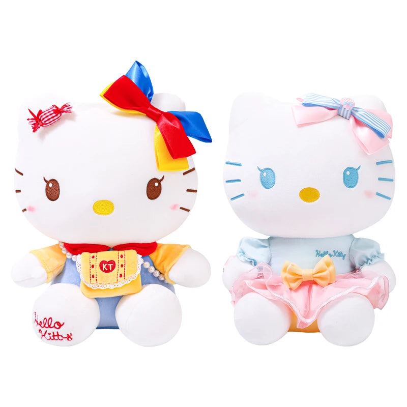 Sanrio Hello Kitty Plush Toys with Colourful Ribbon